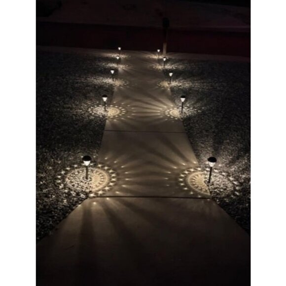 Super Bright Solar Lights, Waterproof 10 Pack, Dusk to Dawn Up to 12 Hrs Solar - Picture 2 of 2